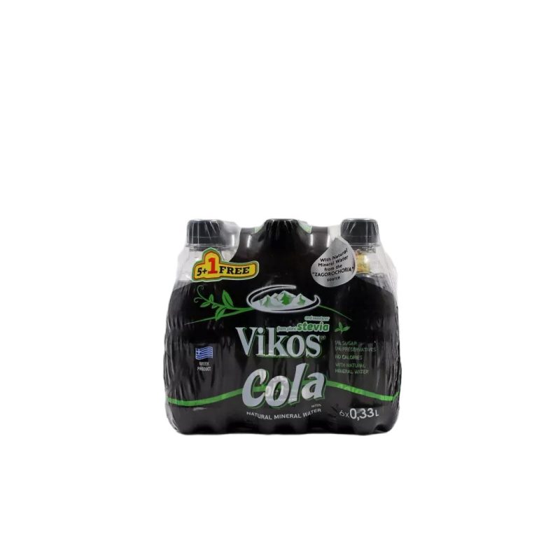 ΑΝΑΨΥΚΤΙΚΟ ΒΙΚΟΣ 330ml STEVIA COLA ΚΙΒ.3x6x330ml (5+1Δ)