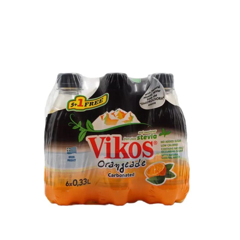 ΑΝΑΨΥΚΤΙΚΟ ΒΙΚΟΣ 330ml STEVIA ΠΟΡΤΟΚΑΛΑΔΑ ΚΙΒ.3x6x330ml (5+1Δ)