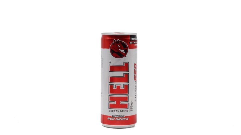 HELL ENERGY 250ml Strong RED GRAPE (ΣΤΑΦΥΛΙ) ΚΙΒ.24x250ml