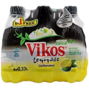 ΑΝΑΨΥΚΤΙΚΟ ΒΙΚΟΣ 330ml STEVIA ΛΕΜΟΝΑΔΑ ΚΙΒ.3x6x330ml (5+1Δ)