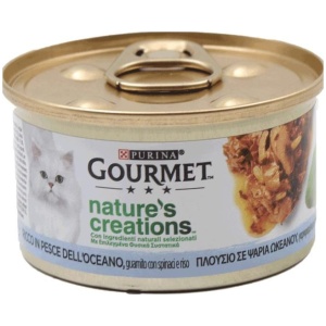 PURINA GOURMET NATURES ΨΑΡΙΑ/ΣΠΑΝΑΚΙ/ΡΥΖΙ ΚΙΒ.24x85gr