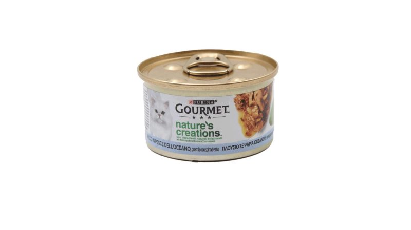 PURINA GOURMET NATURES ΨΑΡΙΑ/ΣΠΑΝΑΚΙ/ΡΥΖΙ ΚΙΒ.24x85gr