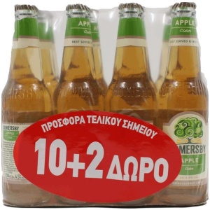 SOMERSBY PROMO APPLE ΦΙΑΛΗ ΚΙΒ.12x330ml (12άδα)