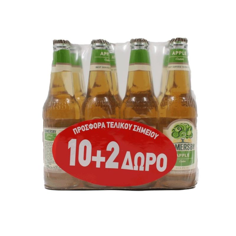 SOMERSBY PROMO APPLE ΦΙΑΛΗ ΚΙΒ.12x330ml (12άδα)