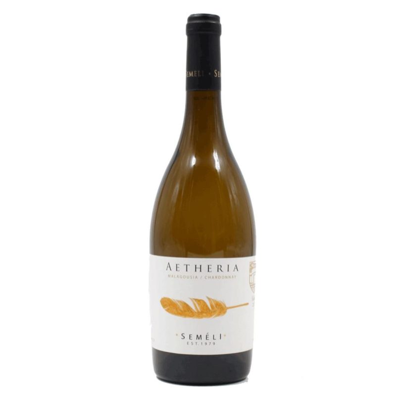 ΚΤΗΜΑ ΣΕΜΕΛΗ 750ml AETHERIA ΜΑΛΑΓΟΥΖΙΑ/CHARDONNAY ΛΕΥΚΟ ΚΙΒ.6x750ml