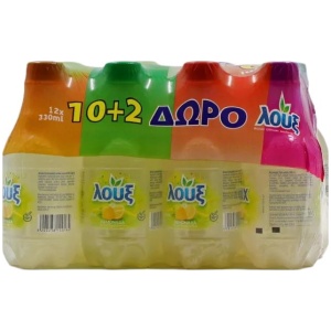 LOUX 330ml PET ΛΕΜΟΝΙ ΚΙΒ.12φ (10+2Δ)