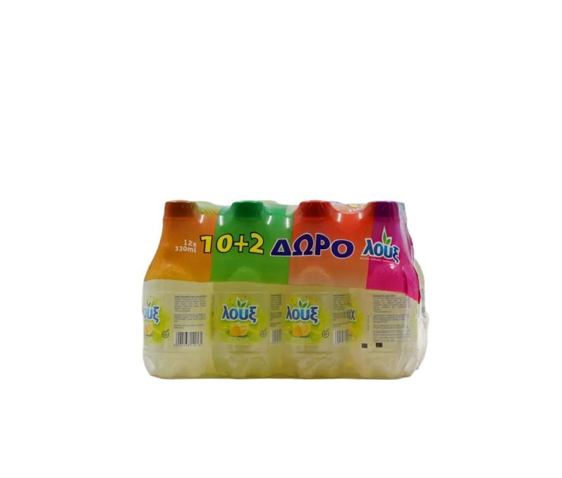 LOUX 330ml PET ΛΕΜΟΝΙ ΚΙΒ.12φ (10+2Δ)