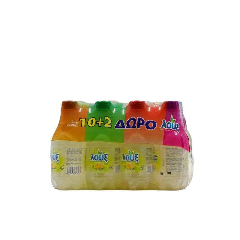 LOUX 330ml PET ΛΕΜΟΝΙ ΚΙΒ.12φ (10+2Δ)