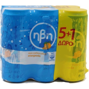 ΗΒΗ PROMO ΜΠΛΕ ΠΟΡΤΟΚΑΛΙ ΚΙΒ.4x6x330ml (5+1Δ)