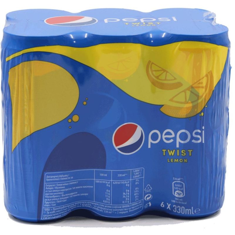 PEPSI 330ml TWIST LEMON ΚΙΒ.4x6x330ml