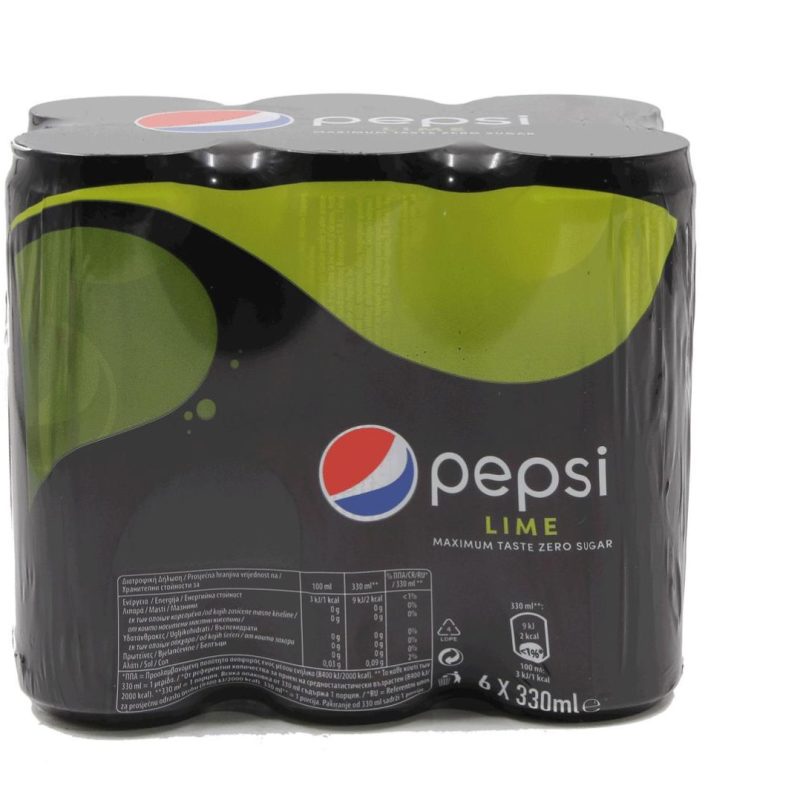 PEPSI 330ml LIME ΚΙΒ.4x6x330ml