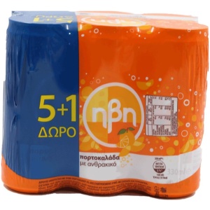 ΗΒΗ PROMO ΠΟΡΤΟΚΑΛΙ ΚΙΒ.4x6x330ml (5+1Δ)