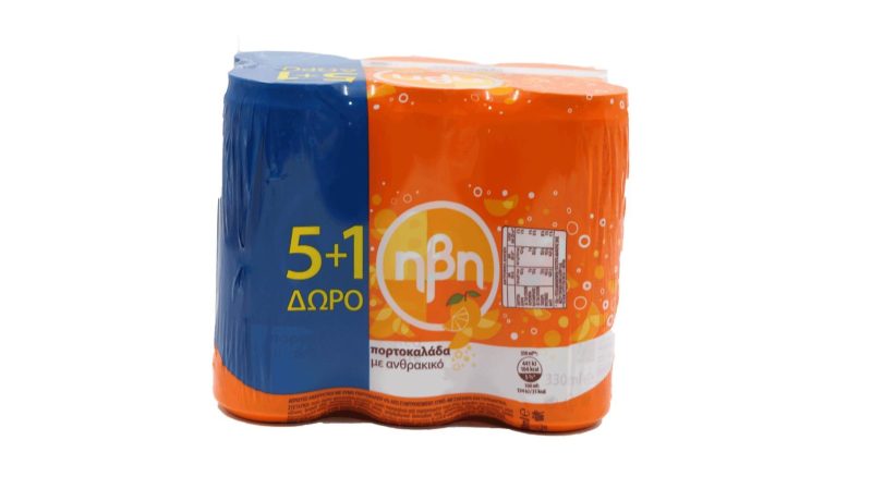 ΗΒΗ PROMO ΠΟΡΤΟΚΑΛΙ ΚΙΒ.4x6x330ml (5+1Δ)