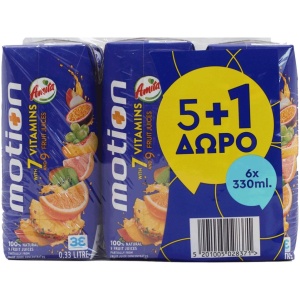 PROMO ΑΜΙΤΑ 330ml Φ.Χ. MOTION // ΚΙΒ.4x6x330ml (5+1Δ)