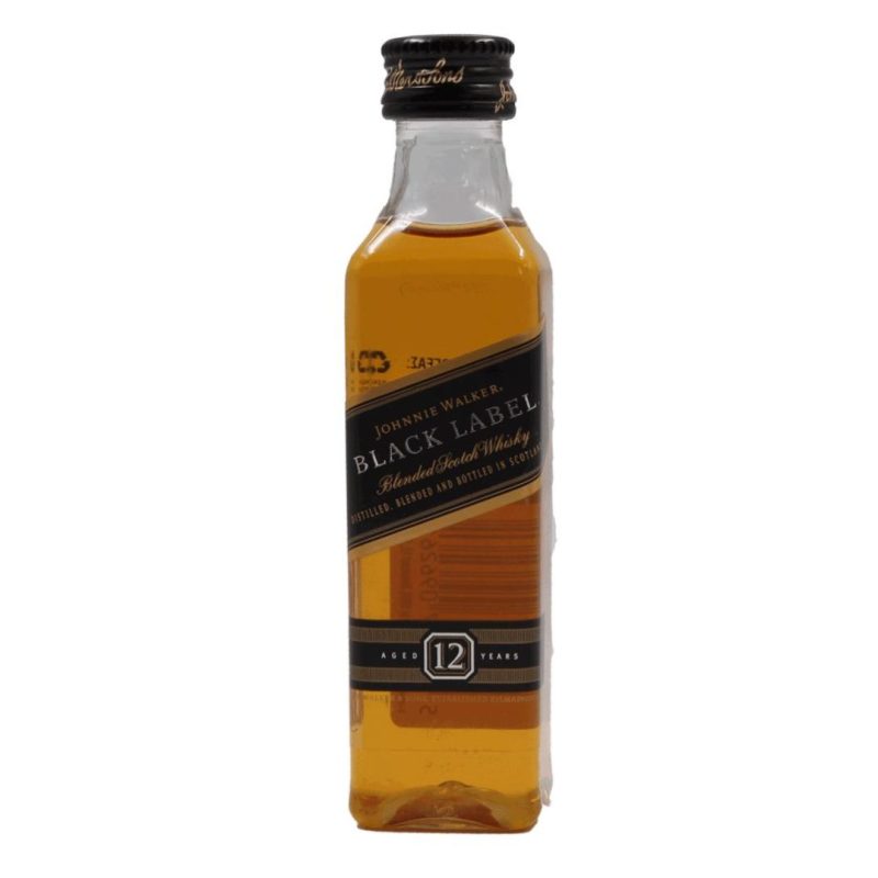 JOHNNIE WALKER BLACK LABEL ΜΙΝΙΑΤΟΥΡΑ WHISKY ΚΙΒ.192x50ml