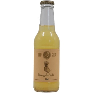 THREE CENTS PINEAPPLE SODA ΚΙΒ.24x200ml