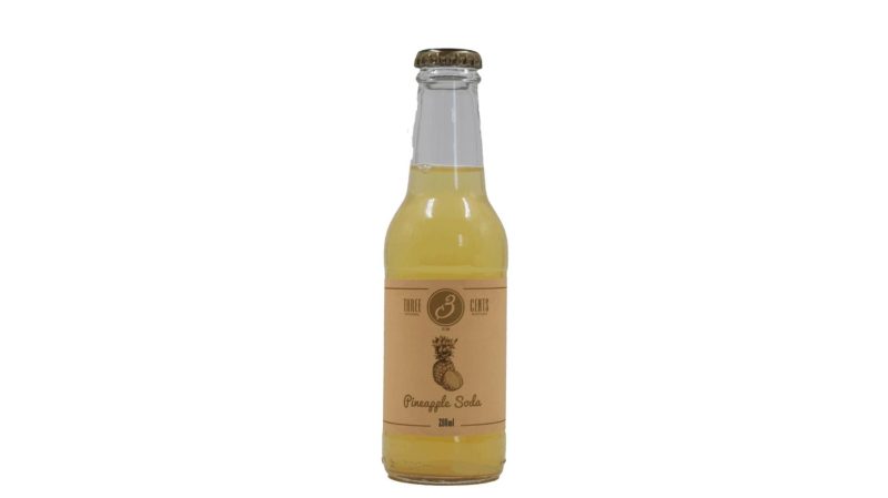 THREE CENTS PINEAPPLE SODA ΚΙΒ.24x200ml