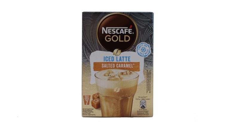 NESCAFE ΦΑΚΕΛΑΚΙ GOLD ICED CARAMEL LATE 7Sac ΚΙΒ.6x101gr