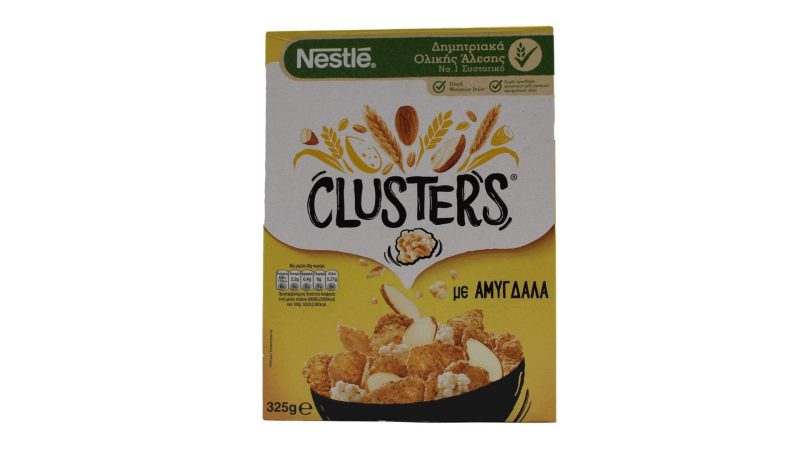 ΔΗΜΗΤΡΙΑΚΑ CLUSTERS ΑΜΥΓΔΑΛΑ ΚΙΒ.16x325gr (ΝΕΟ)