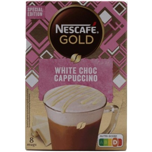 NESCAFE ΦΑΚΕΛΑΚΙ WHITE CHOC CAPPUCCINO 8Sac ΚΙΒ.6x120gr