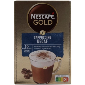 NESCAFE ΦΑΚΕΛΑΚΙ CAPPUCCINO DECAF 10Sac ΚΙΒ.6x125gr