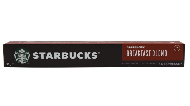 NESPRESSO StarBucks Capsuls (07) BREAKFAST BLEND 10Caps ΚΙΒ.12x57gr