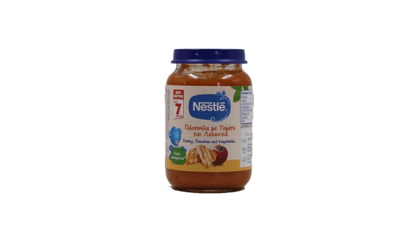 NESTLE ΒΑΖΑΚΙ ΓΑΛΟΠΟΥΛΑ/ΤΟΜΑΤΑ/ΛΑΧΑΝΙΚΑ ΚΙΒ.6x190gr