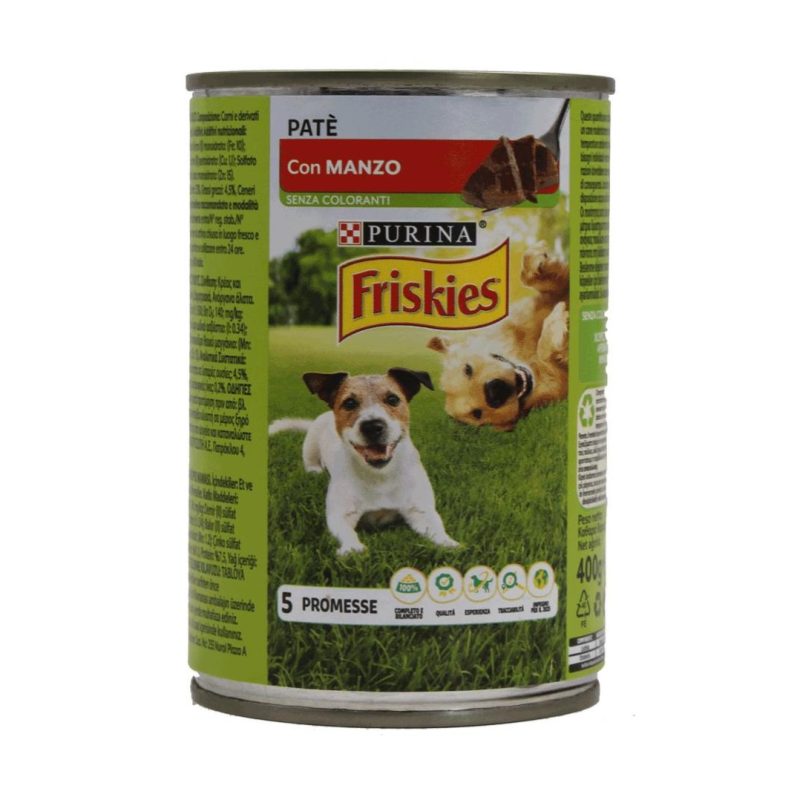 FRISKIES ΣΚΥΛΟΥ ΚΟΝΣ/ΒΑ ΠΑΤΕ ΒΟΔΙΝΟ ΚΙΒ.24x400gr