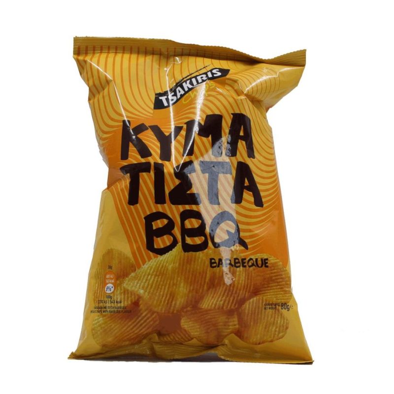 ΤΣΑΚΙΡΗΣ 80gr WAVES BBQ ΚΙΒ.16ΤΜΧ