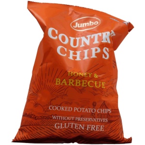 OHONOS COYNTRY CHIPS 150gr ΜΕΛΙ/BBQ ΚΙΒ.20ΤΜΧ