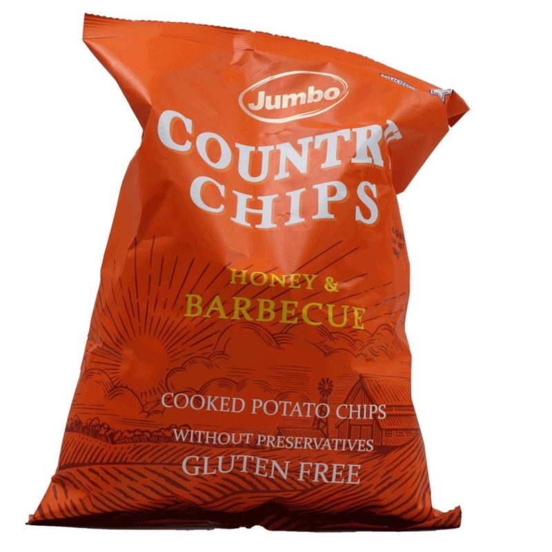 OHONOS COYNTRY CHIPS 150gr ΜΕΛΙ/BBQ ΚΙΒ.20ΤΜΧ