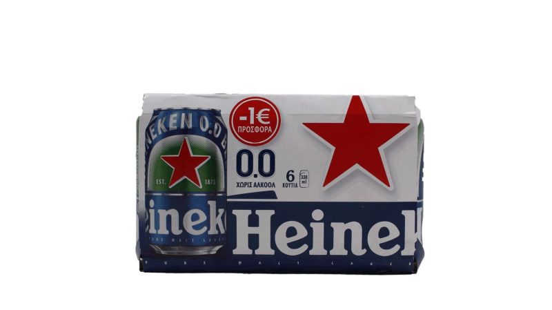 HEINEKEN PROMO ΚΟΥΤΙ 0.0% 330ml // ΚΙΒ.4x6Px330ml -1€ Α/Ζ