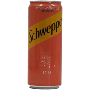 SCHWEPPES 330ml ΑΠΛΟ PINK GRAPEFRUIT // ΚΙΒ.24x330ml