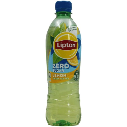 LIPTON 500ml ZERO PET GREEN TEA LEMON // KIB.12x500ml