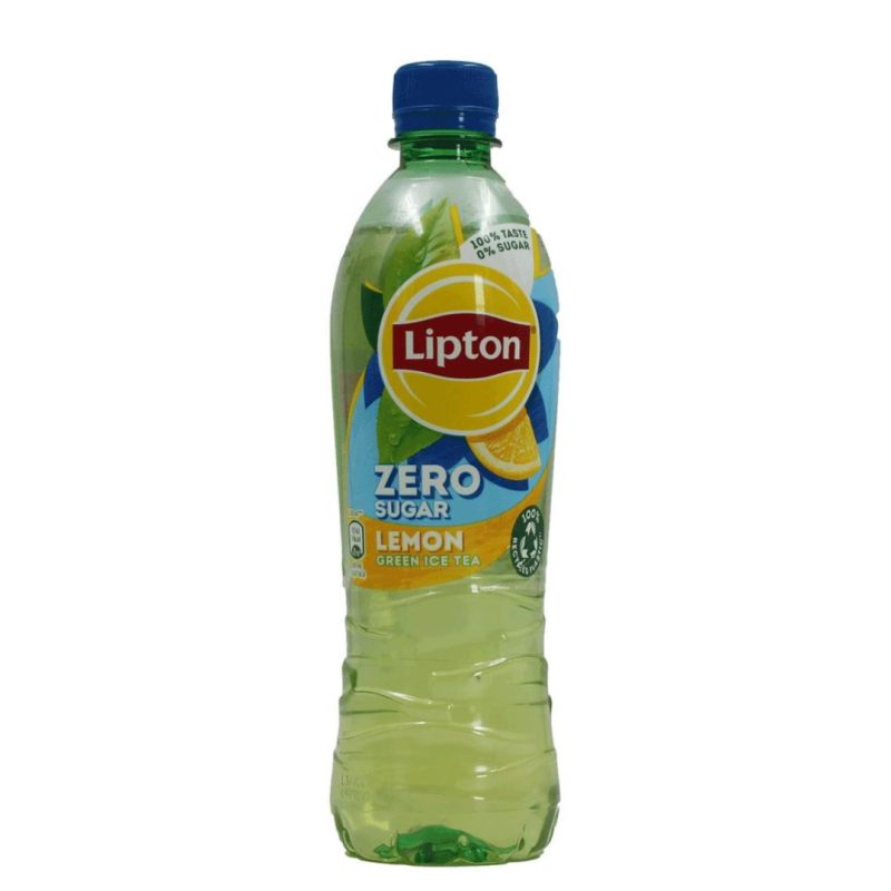 LIPTON 500ml ZERO PET GREEN TEA LEMON // KIB.12x500ml