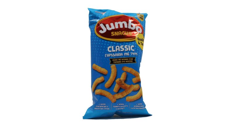 OHONOS JUMBO 110gr CLASSIC ΓΑΡΙΔΑΚΙΑ με Τυρί ΚΙΒ.24ΤΜΧ (1€)