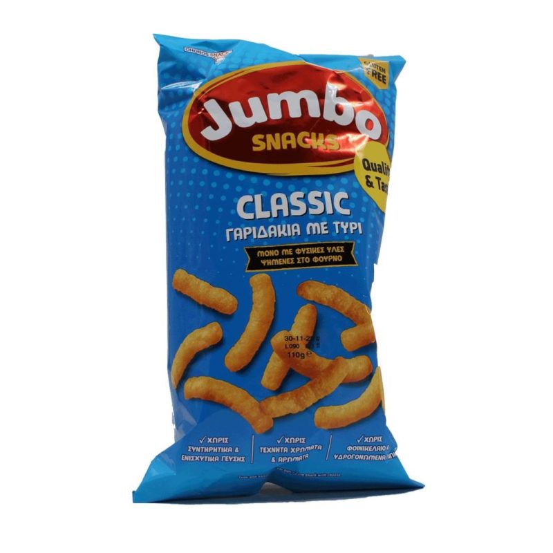 OHONOS JUMBO 110gr CLASSIC ΓΑΡΙΔΑΚΙΑ με Τυρί ΚΙΒ.24ΤΜΧ (1€)