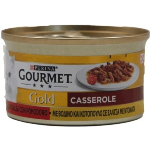 PURINA GOURMET GOLD DUO ΜΟΣΧΑΡΙ/ΝΤΟΜΑΤΑ ΚΙΒ.24x85gr