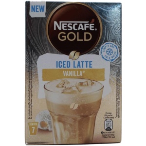 NESCAFE ΦΑΚΕΛΑΚΙ GOLD ICED LATTE VANILIA 7Sac ΚΙΒ.6x148gr