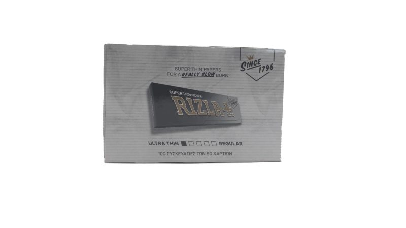 ΧΑΡΤΑΚΙΑ RIZLA ΑΣΗΜΙ (Silver) 100x50 ΦΥΛΛΑ