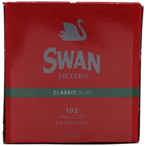 ΦΙΛΤΡΑΚΙΑ SWAN CLASSIC SLIM (ΚΟΚΚΙΝΑ) 20x(102 tips)