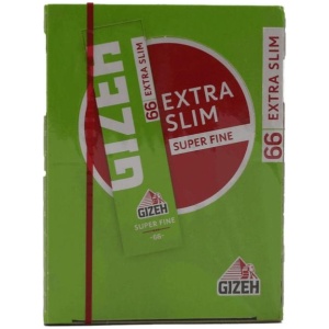 ΧΑΡΤΑΚΙΑ GIZEH EXTRA SLIM ΛΑΧΑΝΙ 50x66 ΦΥΛΛΑ