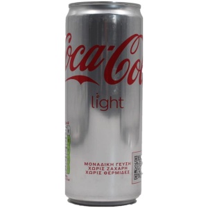 COCA COLA LIGHT 330ml ΑΠΛΟ ΚΟΥΤΙ // ΚΙΒ.24x330ml