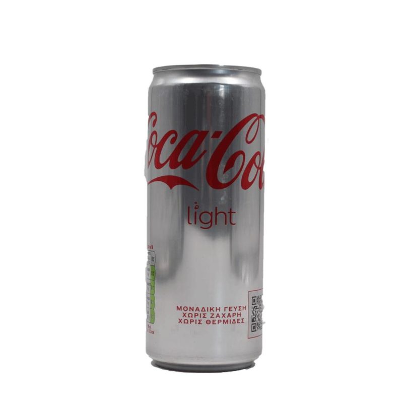 COCA COLA LIGHT 330ml ΑΠΛΟ ΚΟΥΤΙ // ΚΙΒ.24x330ml