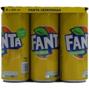 FANTA ΛΕΜΟΝΙ 330ml ΚΟΥΤΙ // ΚΙΒ.4x6x330ml (6Pack)