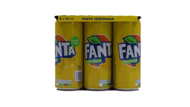 FANTA ΛΕΜΟΝΙ 330ml ΚΟΥΤΙ // ΚΙΒ.4x6x330ml (6Pack)