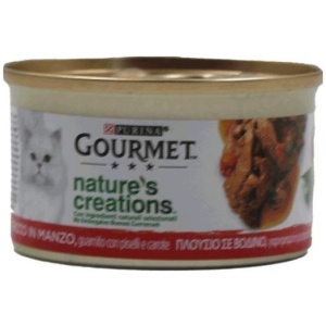 PURINA GOURMET NATURES ΜΟΣΧΑΡΙ ΚΙΒ.24x85gr