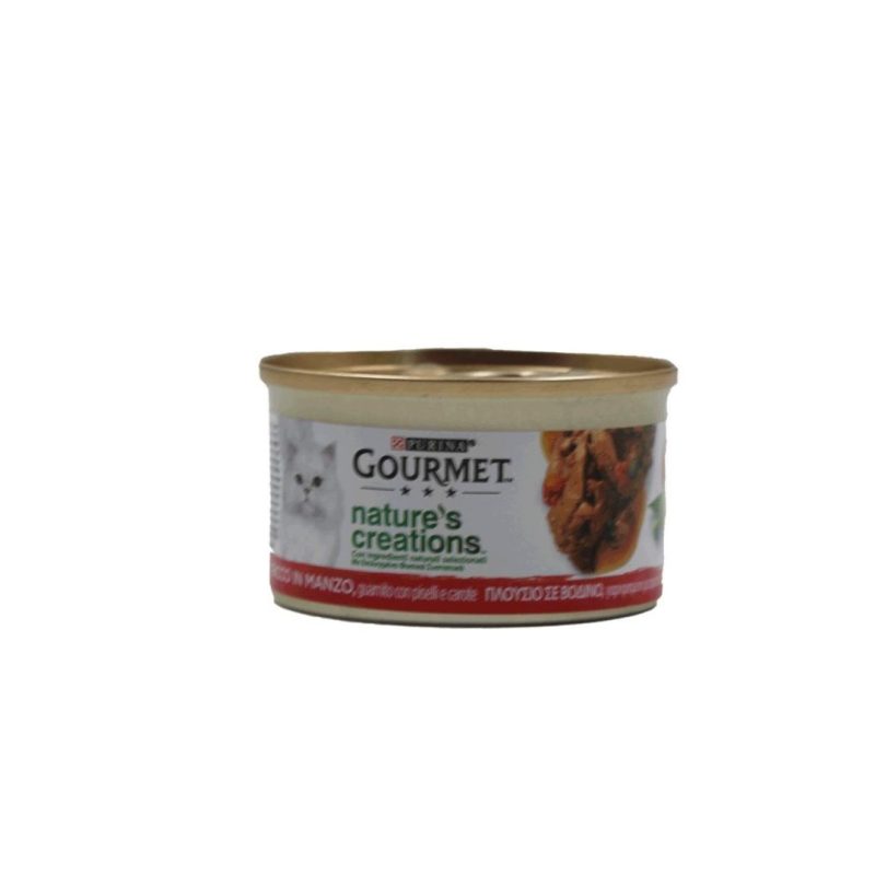 PURINA GOURMET NATURES ΜΟΣΧΑΡΙ ΚΙΒ.24x85gr