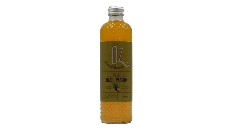 OZ 330ml BASIL PASSION SODA ΚΙΒ.24x330ml