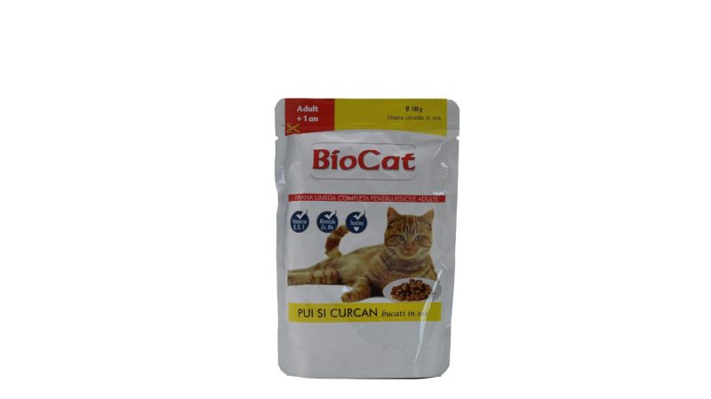 ΓΑΤΟΤΡΟΦΗ BioCat ΦΑΚΕΛΑΚΙ (ΓΑΛΟΠΟΥΛΑ) 100gr ΚΙΒ.24ΤΜΧ